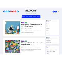 ✅ Blogus шаблон для WordPress