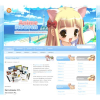 ✅ Anime Heaven шаблон для WordPress