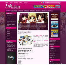 ✅ iAnime шаблон для WordPress