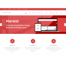 ✅ Harest шаблон для WordPress