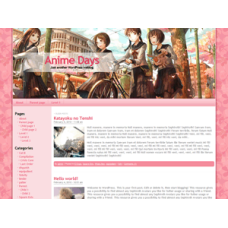 ✅ Anime Days шаблон для WordPress