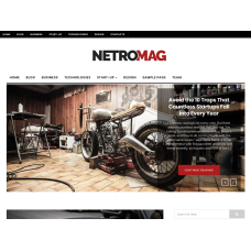 ✅ NetroMag шаблон для WordPress