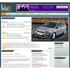 ✅ Used Ford Focus шаблон для WordPress