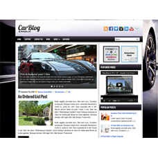 ✅ CarBlog шаблон для WordPress