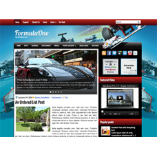 ✅ FormulaOne шаблон для WordPress