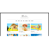 ✅ Moschino стильный шаблон для магазина летней одежды