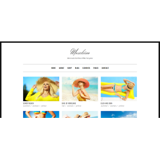 ✅ Moschino стильный шаблон для магазина летней одежды