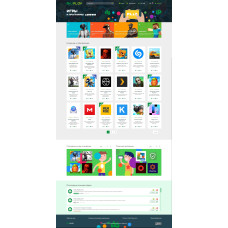 ✅ UPlay шаблон для android сайтов на DLE