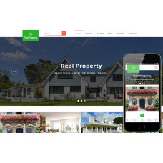 ✅ Real property стильный шаблон для аренды виллы, дома, апартаментов
