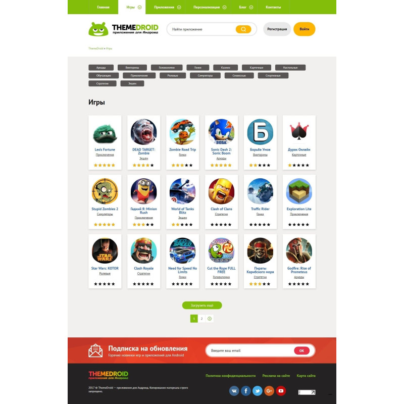✅ ThemeDroid - android шаблон для DLE