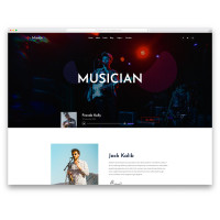 ✅ Musico творческий шаблон сайта музыканта