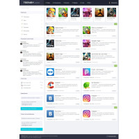 ✅ TEENSY - адаптивный android шаблон для DLE