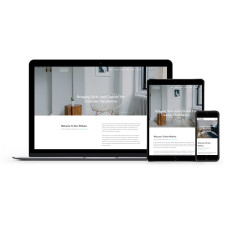 ✅ FineOak шаблон для бизнеса с минимальными деталями