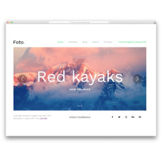 ✅ Photography-2 шаблон для представления портфолио фотографа