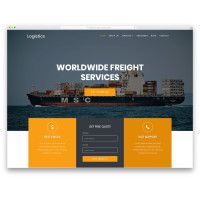 ✅ Logistics шаблон грузовых перевозок