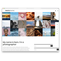 ✅ Photographer бесплатный шаблон для фотографа