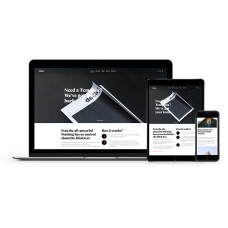 ✅ Bold светлый и современный шаблон для блога