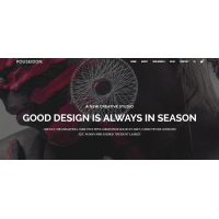 ✅ Pouseidon шаблон для модного агенства и фотографа