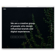 ✅ Glint html шаблон лендинга для творческих профессионалов