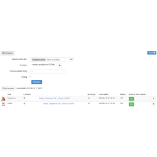 ✅ Получает местоположение пользователей, используя Google Location