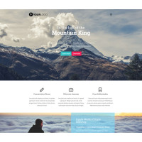 ✅ Mountain King универсальный шаблон для посадочной страницы