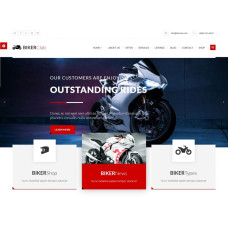 ✅ BikersClub HTML шаблон для продажа мотоциклов