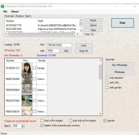 ✅ Программа для проверки номеров Whatsapp на пол и аватарку